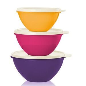 Tupperware Vintage Classic Wonderlier Bowl 3pc Set